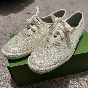 Kate Spade glitter keds